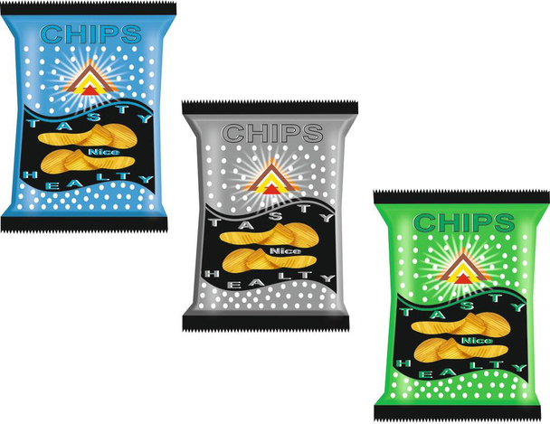 Beautiful chips packaging design create. - Photo, Image