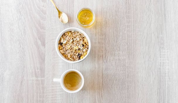 Healthy breakfast set. - Photo, Image