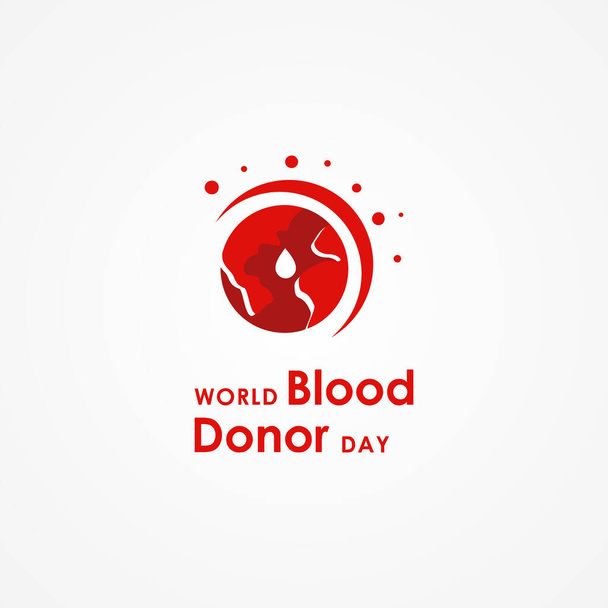 Illustrazione del disegno vettoriale della Giornata mondiale del donatore di sangue
 - Vettoriali, immagini