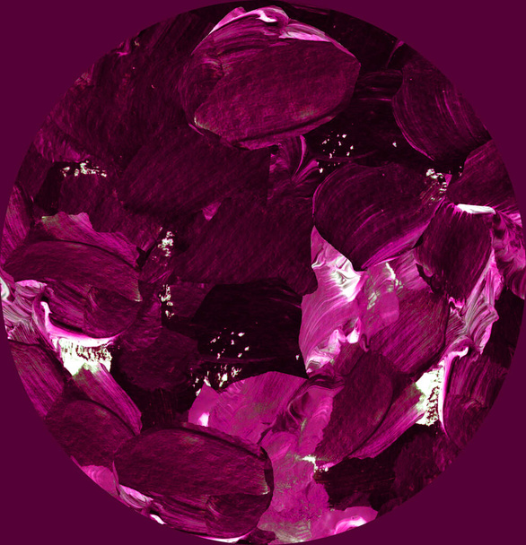 Jednoduché fialové abstraktní pozadí s drahokamy - rubín, granát, turmalín, alexandrit. Design pro pozadí, tapety, obaly a obaly, balicí papír. - Fotografie, Obrázek