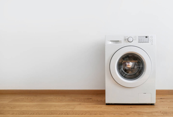 Washing machine on white background - Foto, Imagem