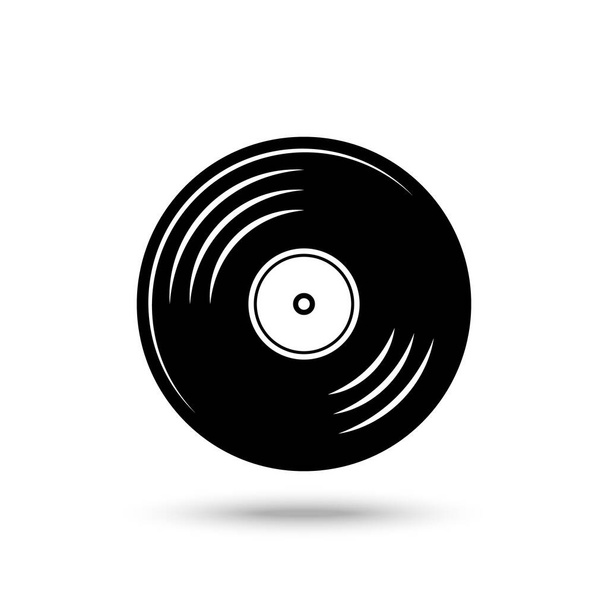 grammofoonplaat. Vinyl Record Vector illustratie - Vector, afbeelding