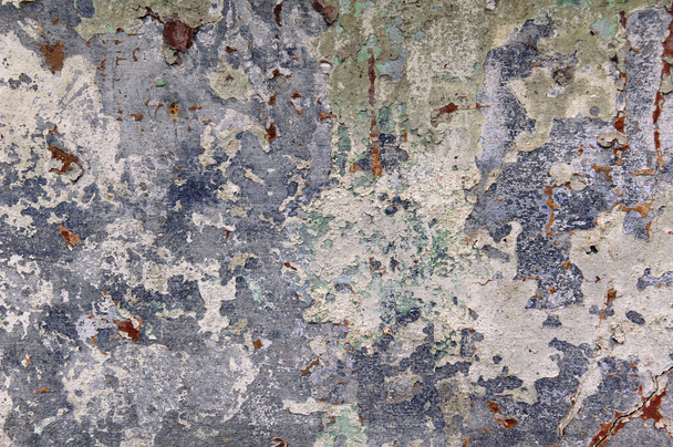 background, old concrete wall with peeling paint - Fotografie, Obrázek