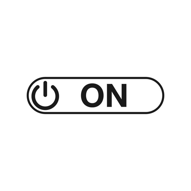 On off vector icon, switch symbol. Modern, simple flat vector illustration for web site or mobile app - Vector, Image