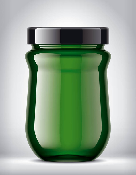 Glass Jar on Background.  - Photo, Image