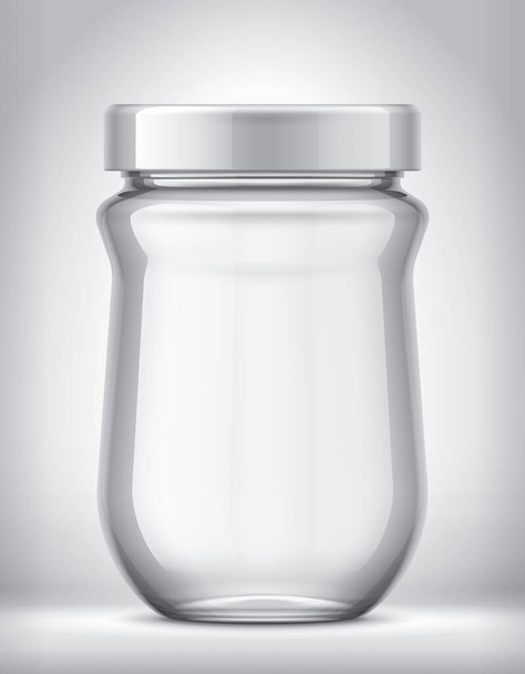Glass Jar on Background.  - Photo, Image