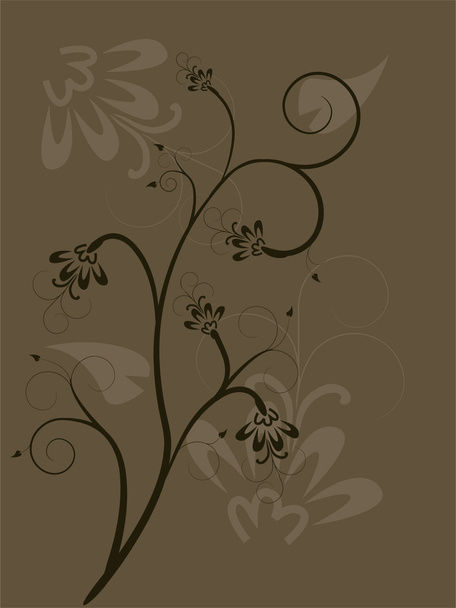 Old style floral ornaments - Vector, Image