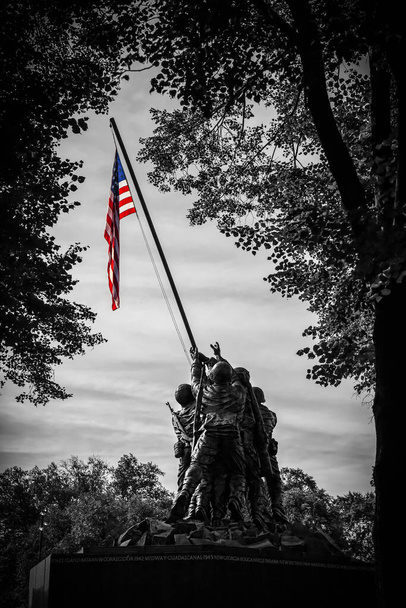 Mémorial de guerre du Corps des Marines à Arlington, Virginie
. - Photo, image