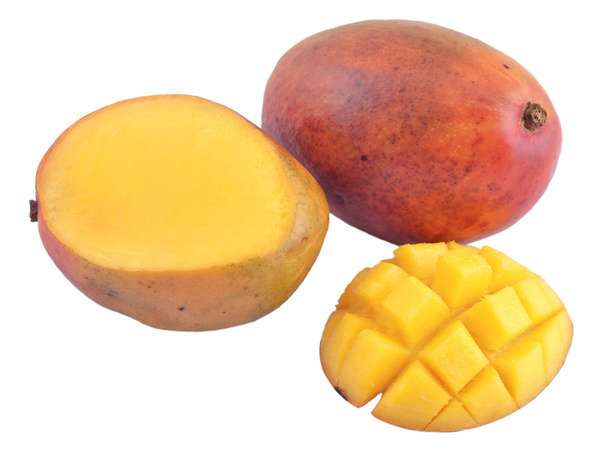 Mango auf weißem Hintergrund - Foto, Bild
