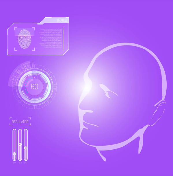 Artificial intelligence,ai,chip,computer,vector,Artificial intelligence concept - Vector, Image