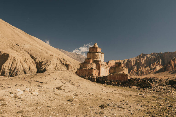 Upper mustang - Kingdom of Lo. tradition Nepal. - Photo, Image