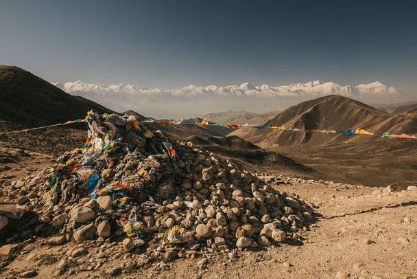 Upper mustang - Kingdom of Lo. Nepal Landscape. - Foto, Bild