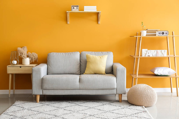 Interiér krásného stylového obývacího pokoje - Fotografie, Obrázek