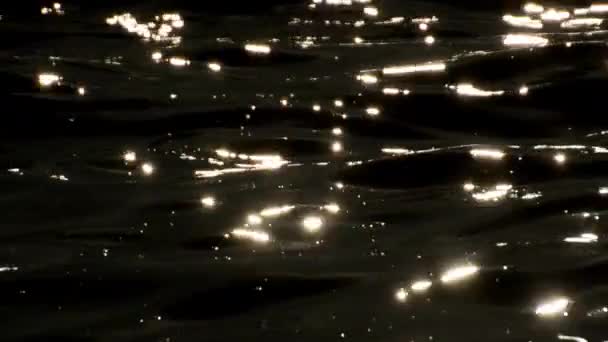 Tengeri napfény fényvisszaverő csillagok. - Felvétel, videó