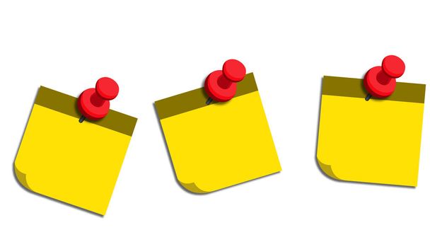 Realistische gele kleverige noten geïsoleerd met echte schaduw op witte achtergrond - Foto, afbeelding
