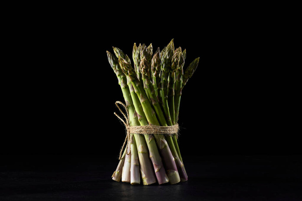 bunch of fresh green asparagus - Photo, image