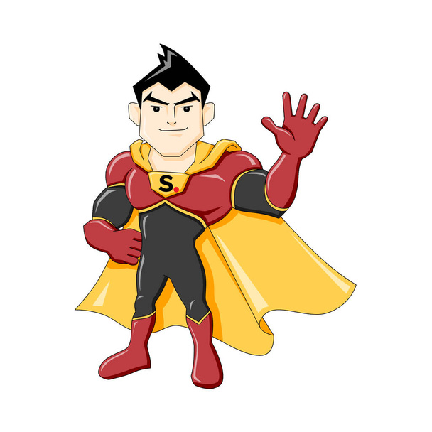 Illustration vector graphic of Heroes Red full. Perfect for children toy, t-shirt image, icon, symbol, etc. - Vector, Image