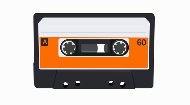 Cassette Tape Vector Illustration Isolated - Vector, imagen