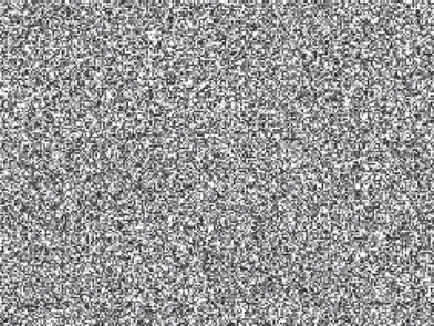 White noise texture. Static interference grunge vector background. TV screen no signal. Pixel Style. - Vector, Image