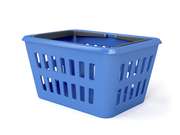 modré nákupní košík - Fotografie, Obrázek