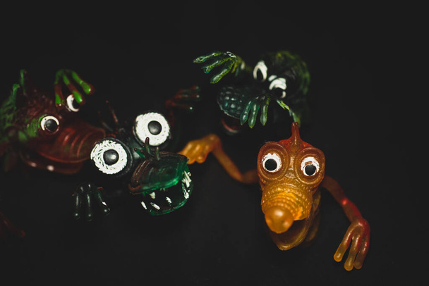 Retro Monstres jouets marionnettes à doigts - Photo, image