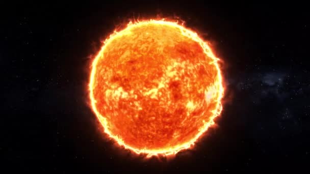 Sun 4k, Sun Solar Ατμόσφαιρα απομονωμένη σε πράσινο φόντο, Γκρο πλαν του ήλιου ενάντια στην πράσινη οθόνη, 4K 3D Κυρ περιστρεφόμενο βρόχο σε πράσινο φόντο οθόνη - Πλάνα, βίντεο