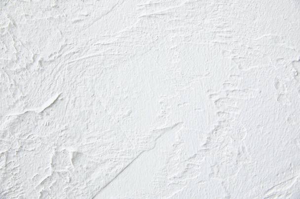 abstract texture of rough plaster white wall background   - Photo, Image
