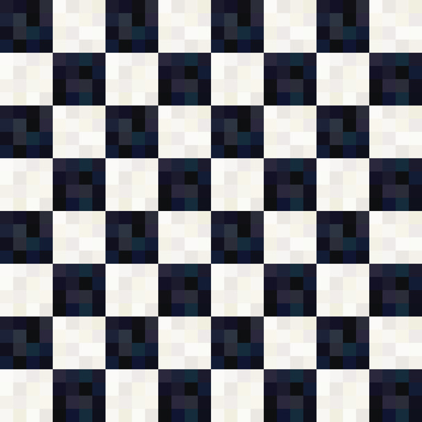 Patrón cuadrado blanco y negro sin costuras
 - Vector, imagen