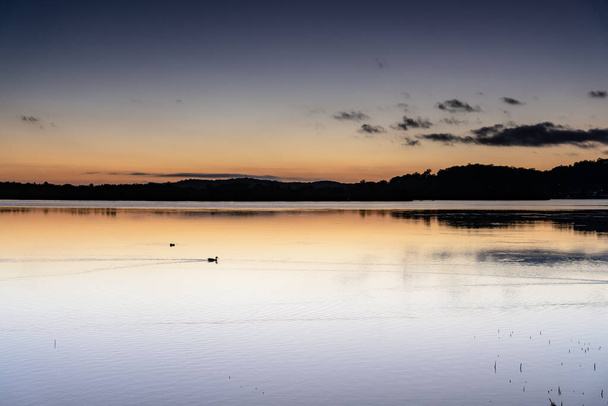 Sunrise Waterscape at Woy Woy Waterfront on the Central Coast, NSW, Australia. - Fotoğraf, Görsel
