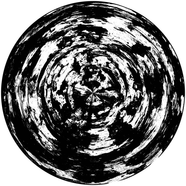 Abstrakt Ink Blot. Vzorek Grunge Black Brush. Tmavý nátěr textury izolované na bílém. Prvek překrytí - Fotografie, Obrázek