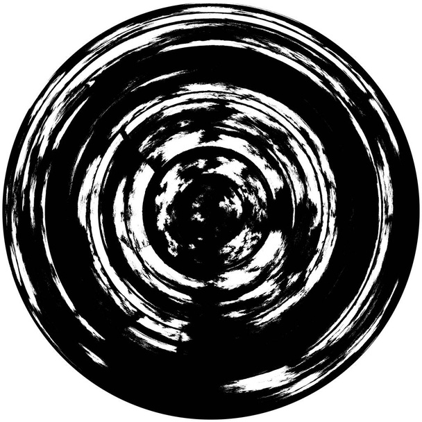 Abstrakt Ink Blot. Vzorek Grunge Black Brush. Tmavý nátěr textury izolované na bílém. Prvek překrytí - Fotografie, Obrázek