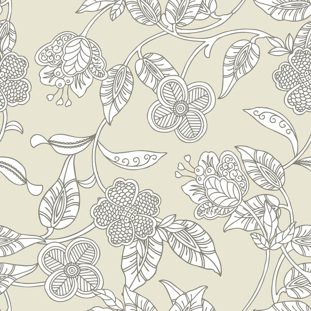 Elegance Seamless pattern with flowers carnations, - Vecteur, image