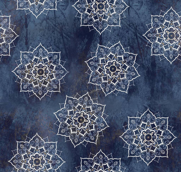 Kreisförmiges Muster in Form von Mandala  - Foto, Bild