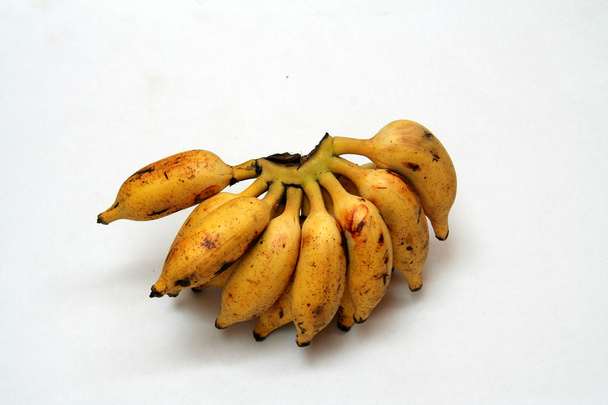 Joukko banaanihedelmiä
 - Valokuva, kuva