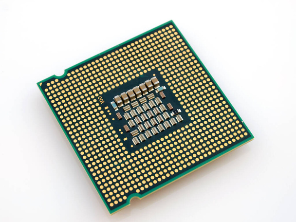 cpu microprocessor close up pic - Photo, Image