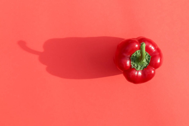 paprika värillinen tausta ruokakuvio ylhäältä näkymä - Valokuva, kuva