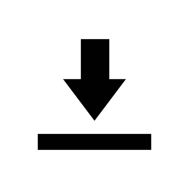 Download icon. Downloading vector icon - Vector, Image