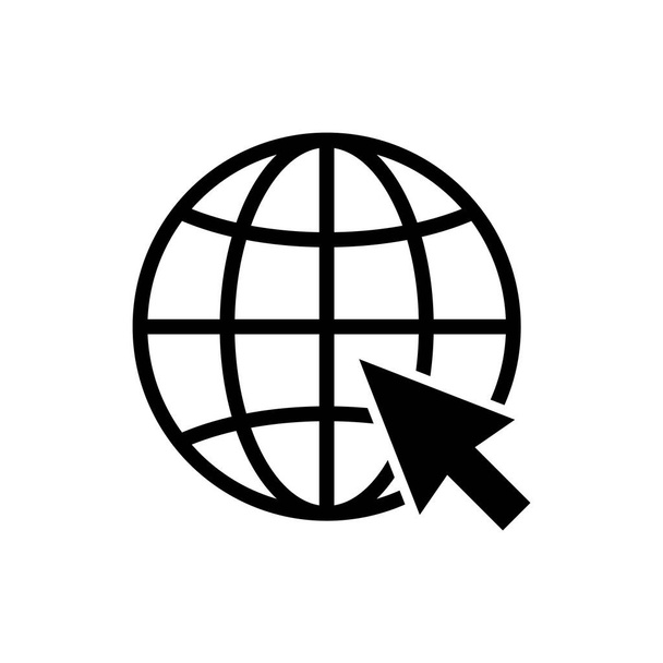 Web-Symbol. Website-Vektor-Symbol. Internet-Weltvektor - Vektor, Bild