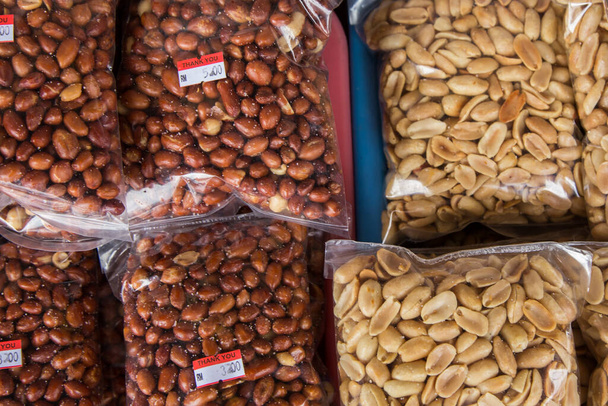 a pack of Salted peanut on sale-Travel Concept - Zdjęcie, obraz