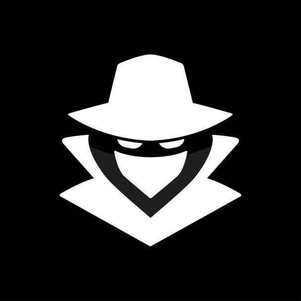 Agent špion hacker anonymní bílá - Fotografie, Obrázek