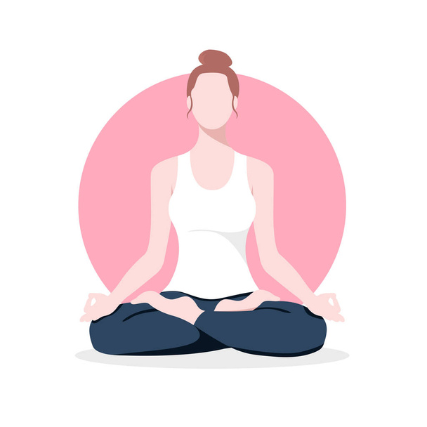 žena medituje v klidu a relaxaci - Fotografie, Obrázek