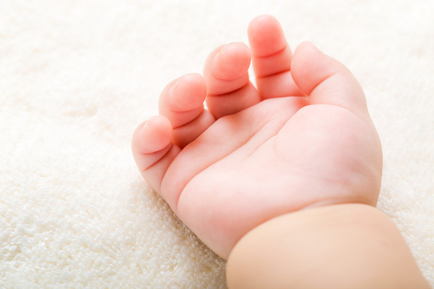 ασιατική μωρό δάχτυλο - Φωτογραφία, εικόνα