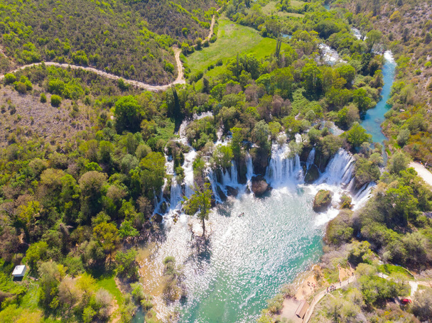 The untouched Kravice Falls in Bosnia & Herzegovina. - Photo, Image