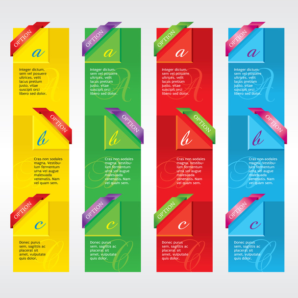 Colorful Vertical Banners Vector - ベクター画像
