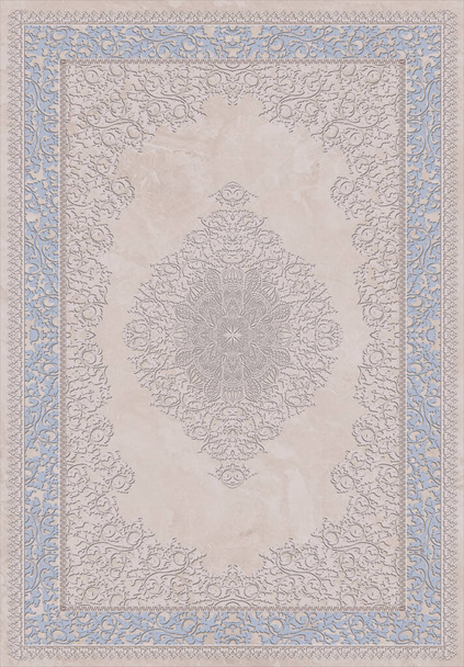 tapijt kleurrijke geometrie breigoed luipaard tapijt textiel textuur - Foto, afbeelding