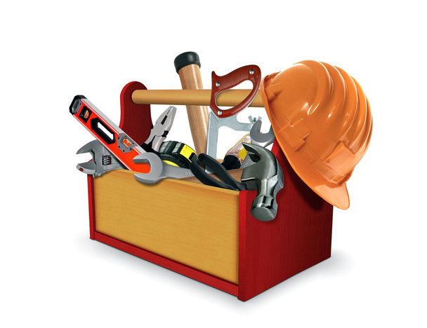 Tool Box with Tools - Photo, Image