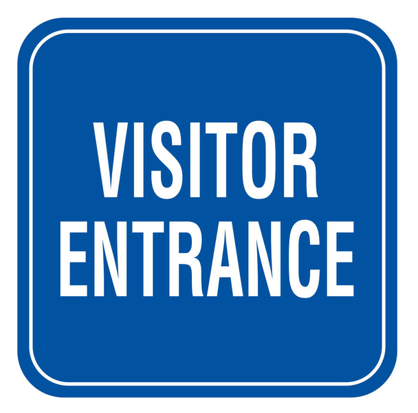vektor směrové značky vstupu návštěvníka - Vektor, obrázek