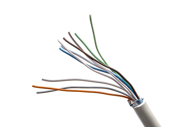 Cable colorido
 - Foto, Imagen