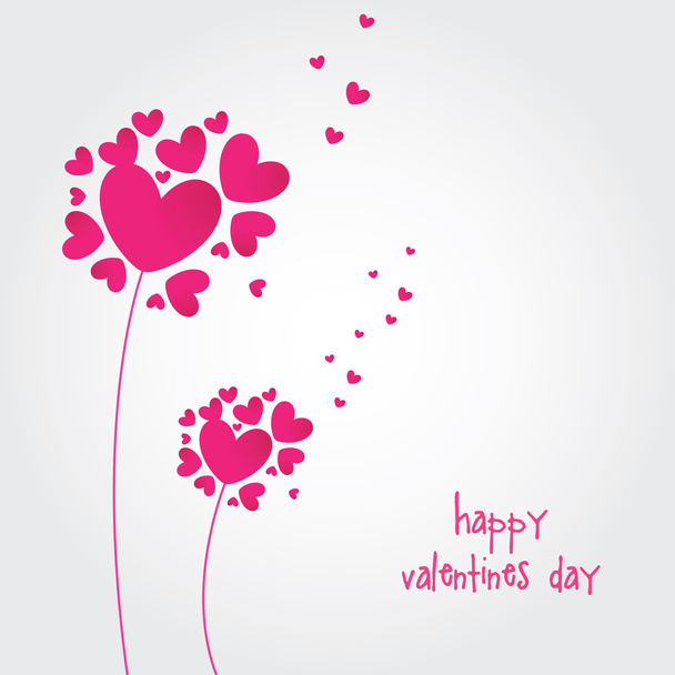 de dag van Valentijnskaarten achtergrond - voorraad vector - Vector, afbeelding