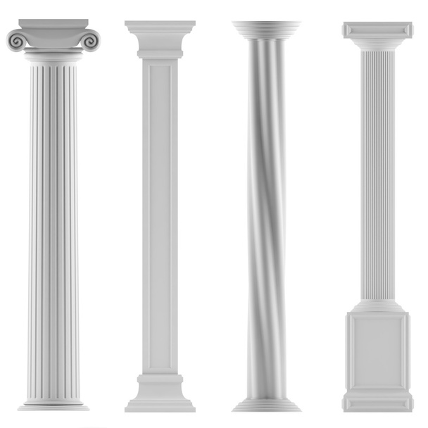 Columnas clásicas arquitectónicas de estilo moderno
 - Foto, imagen